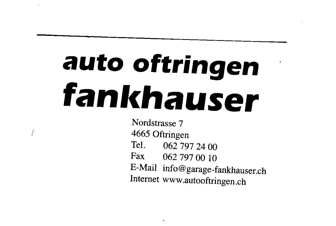 Auto Oftringen Fankhauser GmbH